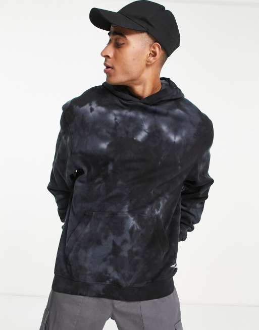 Sudadera multicolor con capucha y efecto tie dye de River Island
