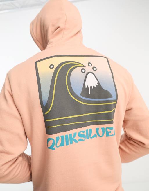 Sudadera naranja con capucha Bubble Stamp de Quiksilver