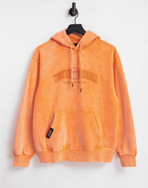 Sudadera naranja con capucha Youth Team de Fingercroxx