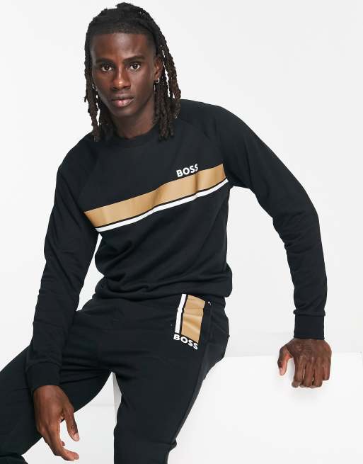 Conjunto de estar por casa negro Authentic de BOSS Bodywear, 3 de 3