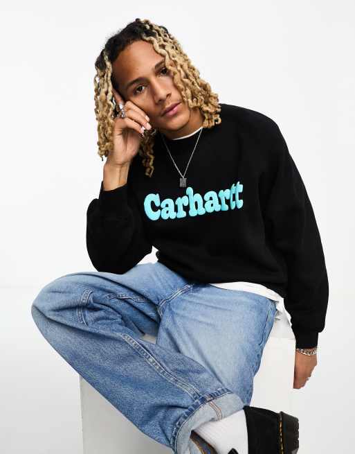 Sudadera negra Bubbles de Carhartt WIP