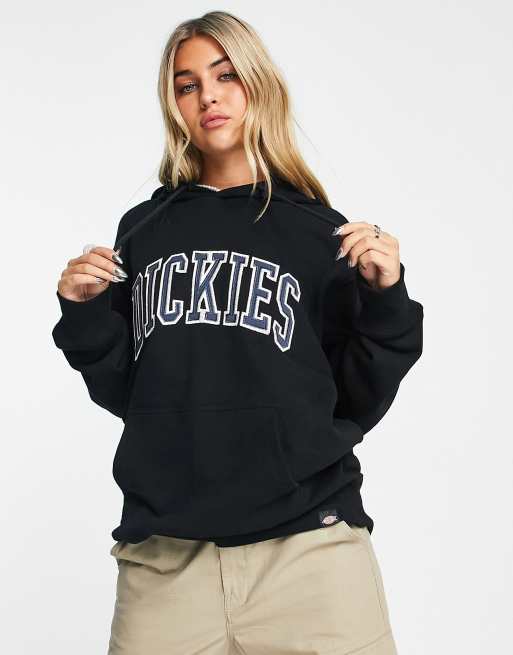 Sudadera negra con capucha Aitkin de Dickies