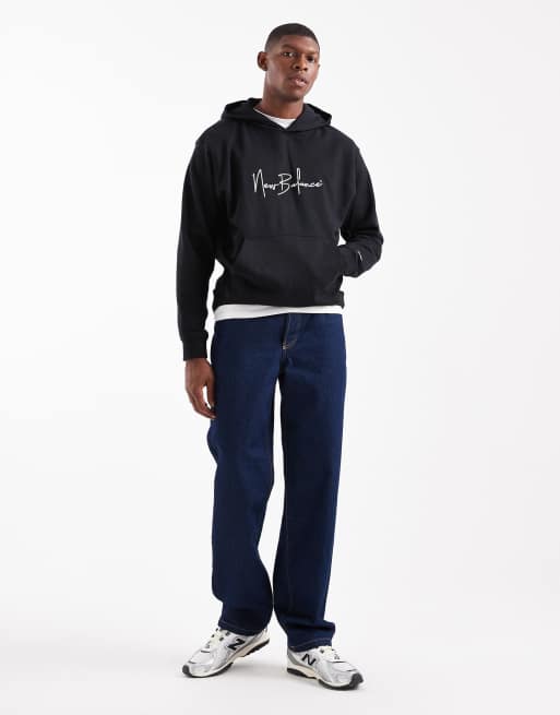 Sudadera negra con capucha Athletics Signature de New Balance, 2 de 5
