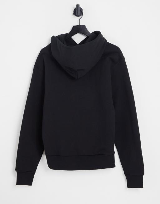 Sudadera negra con capucha básica premium de adidas Originals x