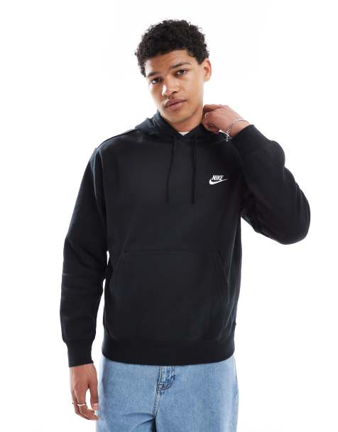 Sudadera negra con capucha Club de Nike - view 1