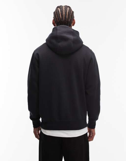Sudadera negra con capucha Club de Nike, 4 de 5