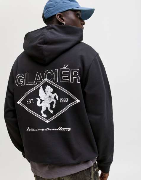 Sudadera negra con capucha de Jack & Jones - view 1