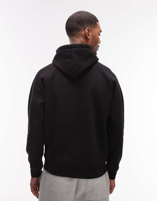 Sudadera negra con capucha de tejido grueso Chase de Carhartt WIP, 2 de 5