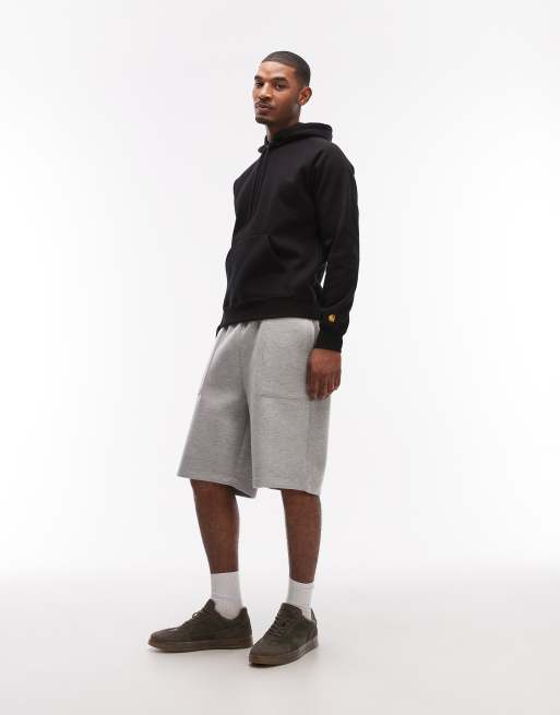 Sudadera negra con capucha de tejido grueso Chase de Carhartt WIP, 3 de 5