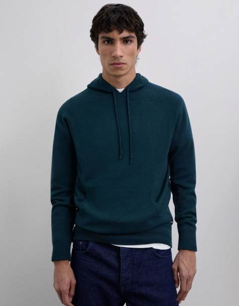 Sudadera negra con capucha de tricot New de Scalpers - view 1