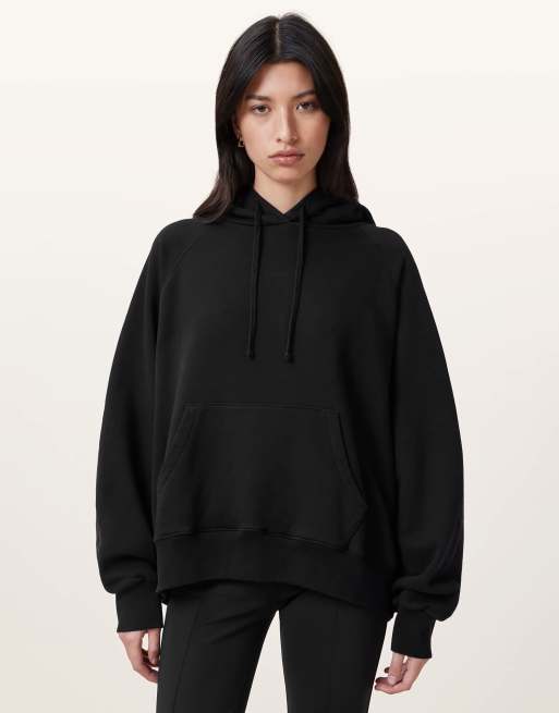 Sudadera negra con capucha Fuse Talon de AllSaints