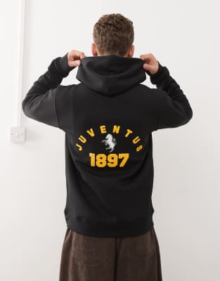 Sudadera negra con capucha Juventus VRCT de adidas Originals ASOS