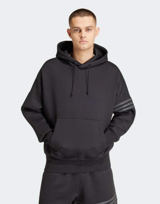 Sudadera negra con capucha Street Neuclassics de adidas Originals
