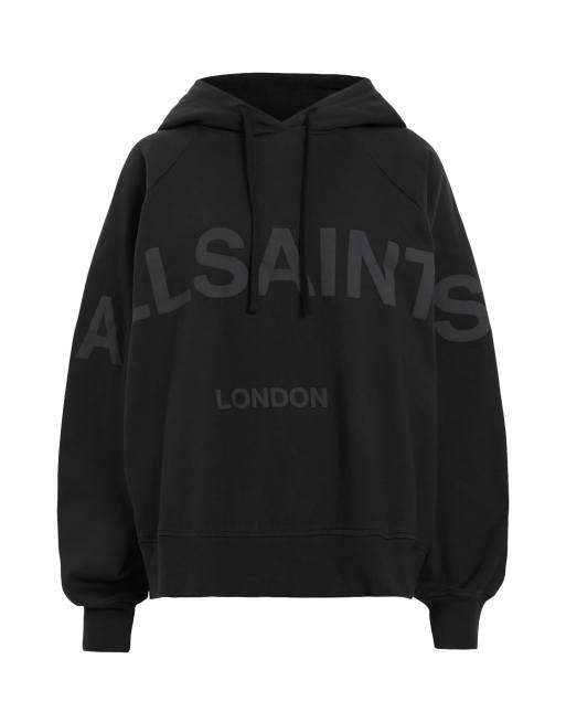 Sudadera negra con capucha Talon Biggy de AllSaints