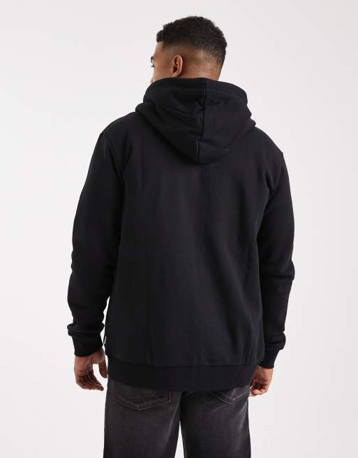 Sudadera negra con capucha y cremallera de Only & Sons, 3 de 5