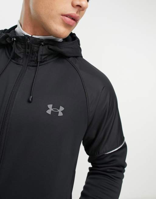 Sudadera negra con y cremallera Fleece Storm de Under Armour (parte de un conjunto) | ASOS