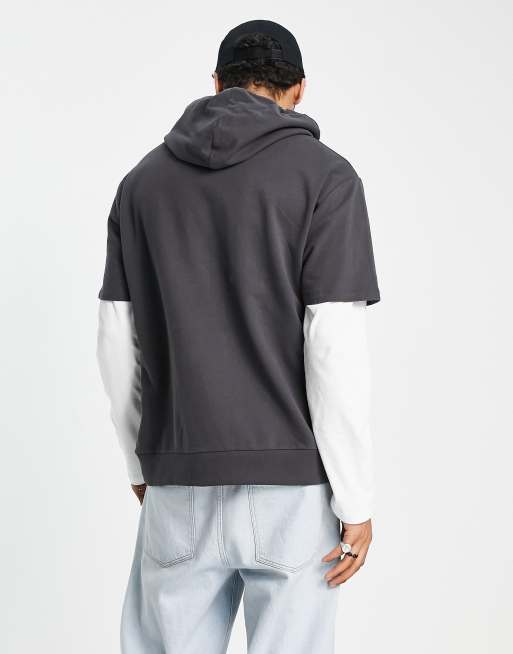 ellesse - Sudadera con capucha - Básico - Manga Larga - para hombre  Mediados De Gris XS: : Moda