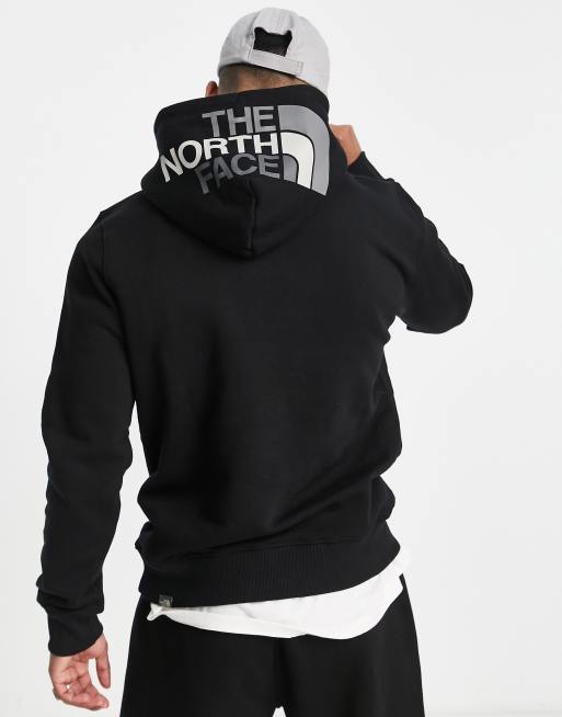 Sudadera negra con capucha y estampado en la espalda Drew Peak de The North Face