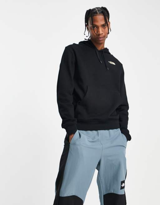 Sudadera amarilla y blanca con capucha y bandera exclusiva en ASOS de The  North Face