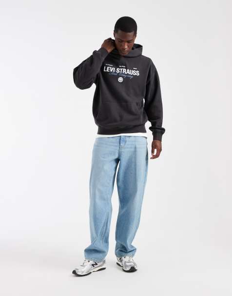 Sudadera negra con capucha y estampado gráfico Sunset de Levi's - view 1