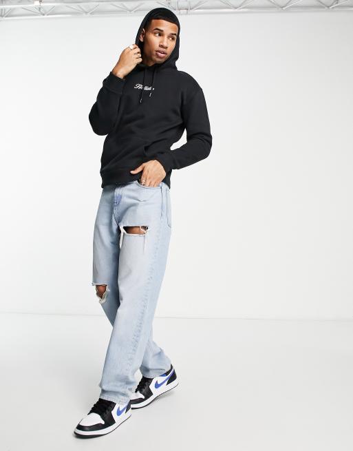 Sudadera clearance hollister negra