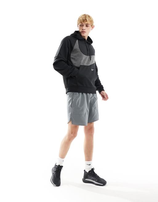 Sudadera negra con capucha y logo Therma-FIT de Nike Training , 2 de 4