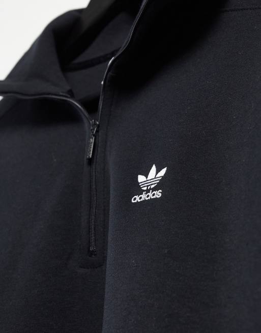 sudadera adidas negra cremallera