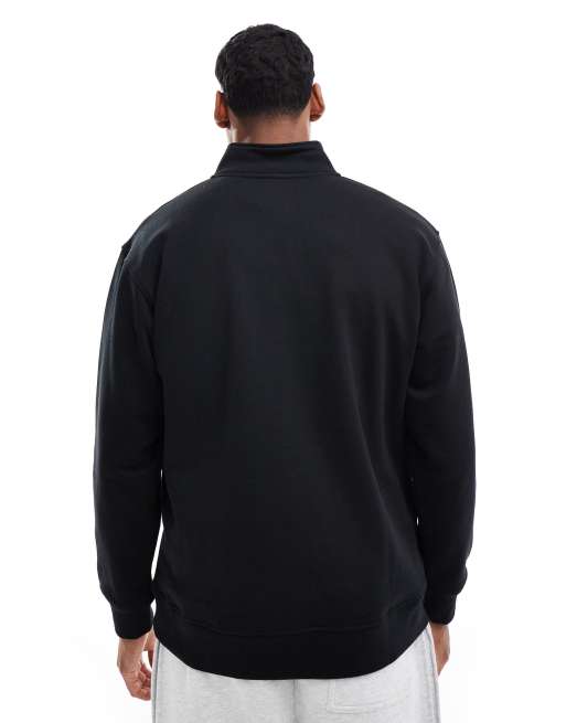 Sudadera negra con cremallera corta Baleor de ellesse, 4 de 4
