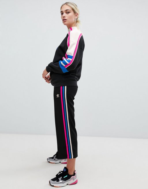 la licenciatura virtud Tranvía Sudadera negra con cuello subido Aa-42 Motorcross de adidas Originals | ASOS