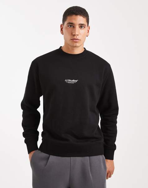 Sudadera negra con logo delantero de Jack & Jones - view 1