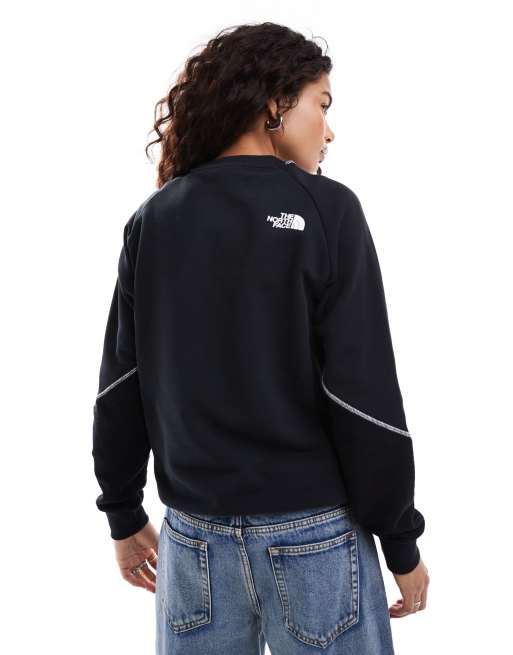 Sudadera negra con logo y pespuntes en contraste Hakuun de The North Face, 2 de 4