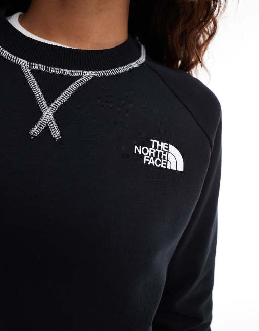 Sudadera negra con logo y pespuntes en contraste Hakuun de The North Face, 4 de 4