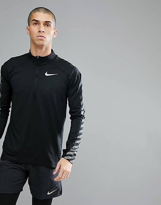 negra con media y elemento reflectante Flash 859199-010 Nike Running | ASOS