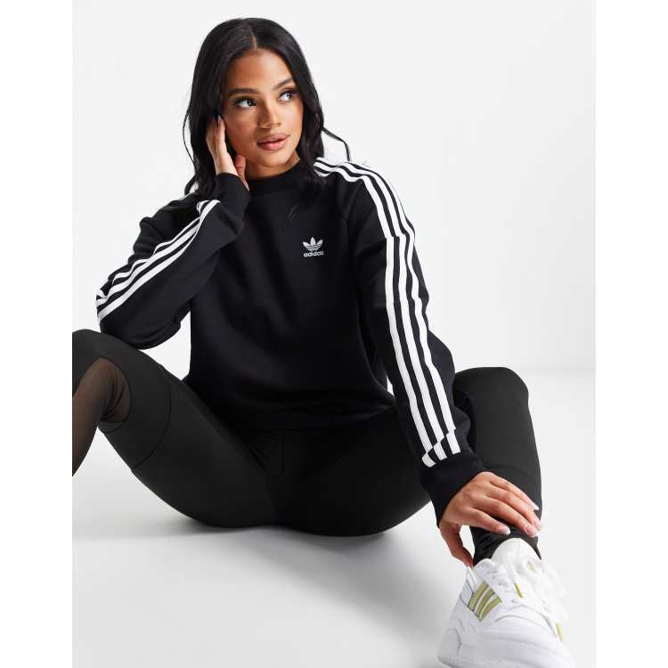 Sudadera adidas tres shop rayas mujer