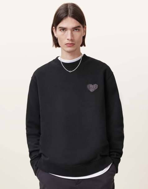 Sudadera negra de cuello redondo Lover de AllSaints - view 1