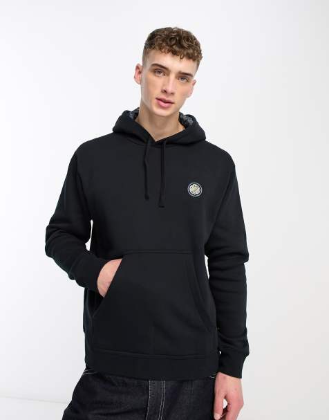 Sudadera Negra De Negro Hombre  Sudaderas Con Y Sin Capucha