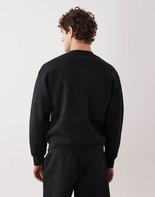 Sudadera negra de tejido efecto neopreno Mix & Match de ARKET, 3 de 5