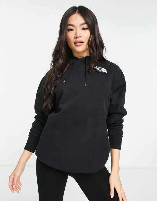 Sudadera negra extragrande con capucha de The North Face