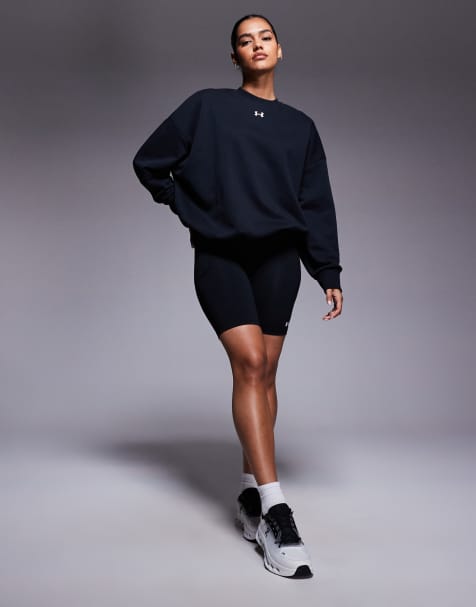 Sudadera negra extragrande de felpa Rival de Under Armour - view 1