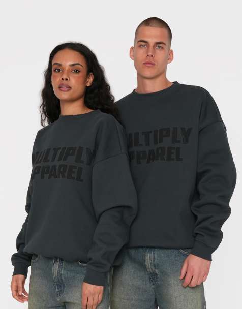 Sudadera negra extragrande Resist de Multiply Apparel - view 1