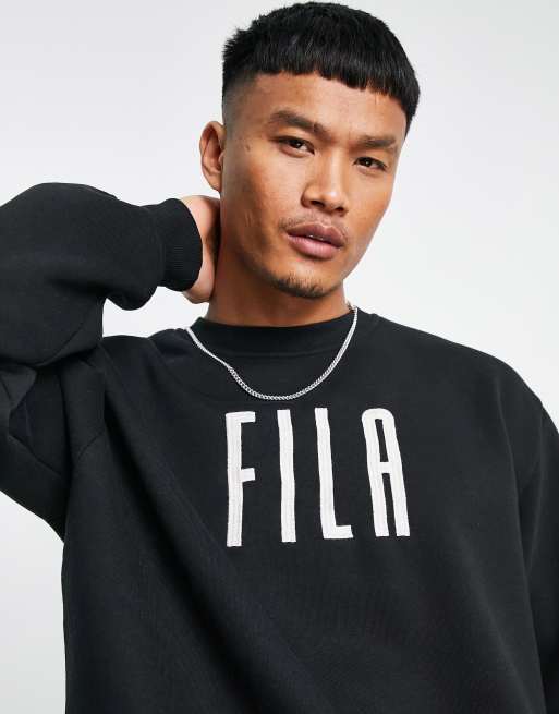 Fila sudadera negra hot sale