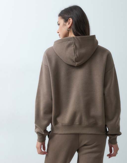 Sudadera negra holgada con capucha de Gina Tricot (parte de un conjunto), 5 de 5