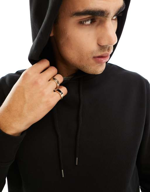 Sudadera sin Capucha Hombre Negra JACK&JONES: Estilo con un Toque