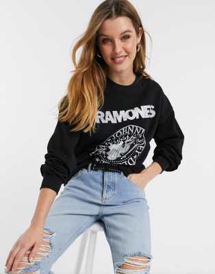 camiseta ramones mujer stradivarius