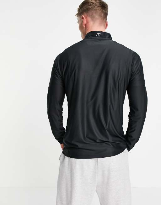 Sudadera negra técnica de felpa 24/7 de Berghaus, 2 de 4