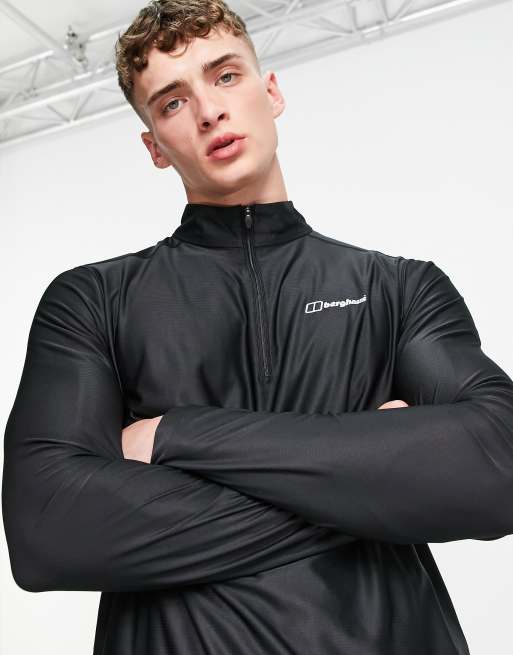Sudadera negra técnica de felpa 24/7 de Berghaus, 3 de 4