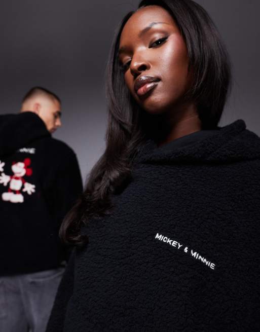 Sudadera negra mickey mouse sale
