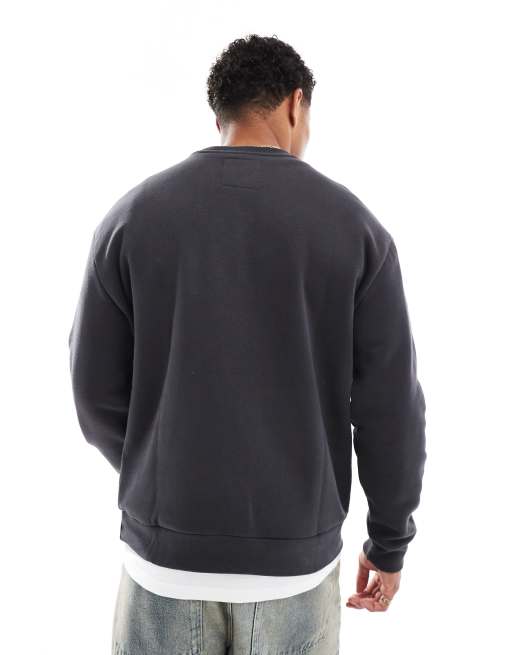 Sudadera negro lavado con estampado gráfico de Arizona de Hollister, 3 de 4