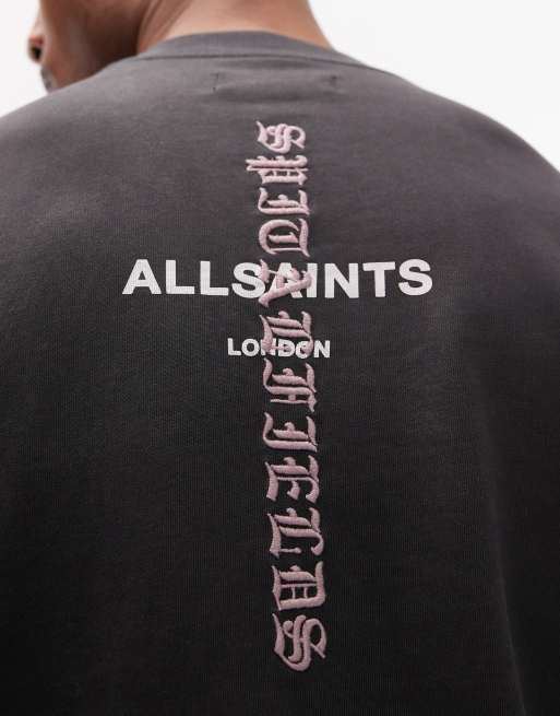 Sudadera negro lavado Knox de AllSaints, 4 de 5