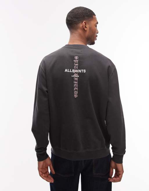 Sudadera negro lavado Knox de AllSaints, 5 de 5